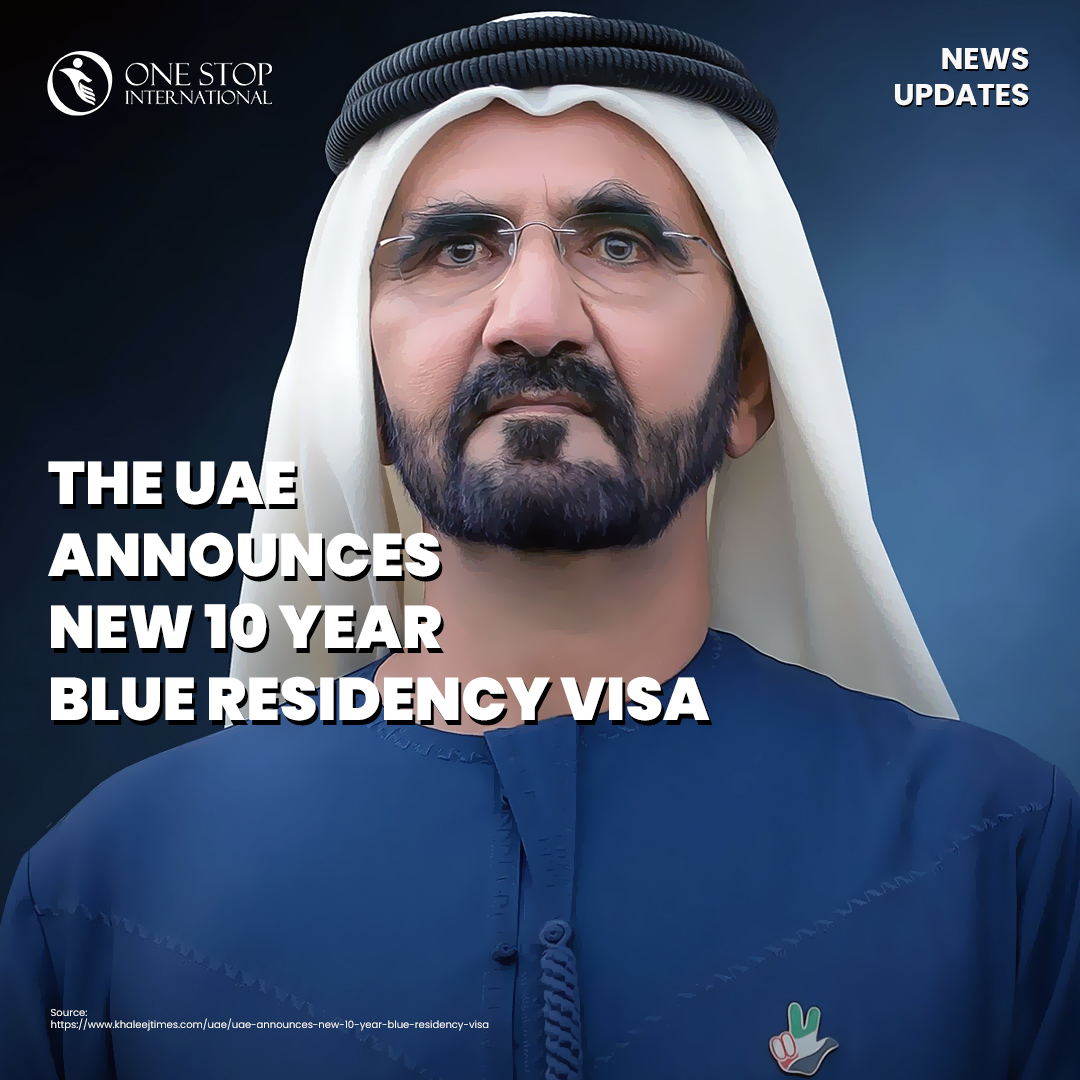 UAE Launches New 10-Year Blue Residency Visa