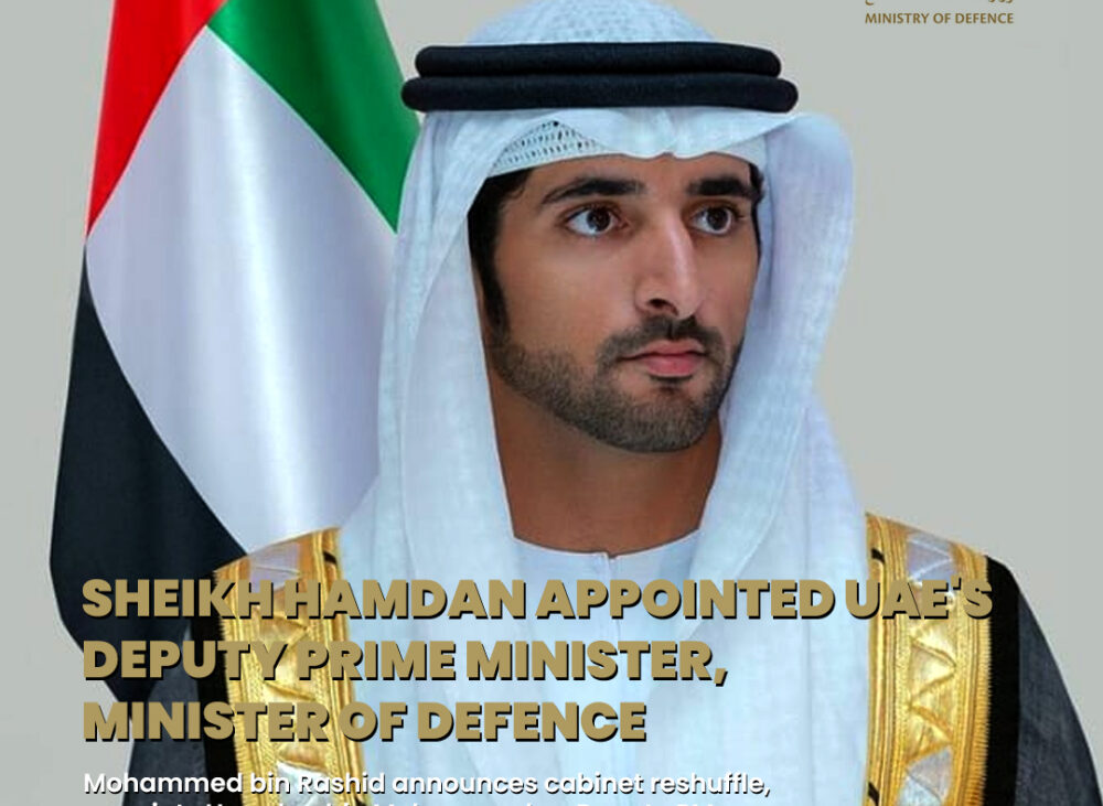 UAE Announces Major Cabinet Reshuffle: New Minister of Defense and Deputy PM Appointed
