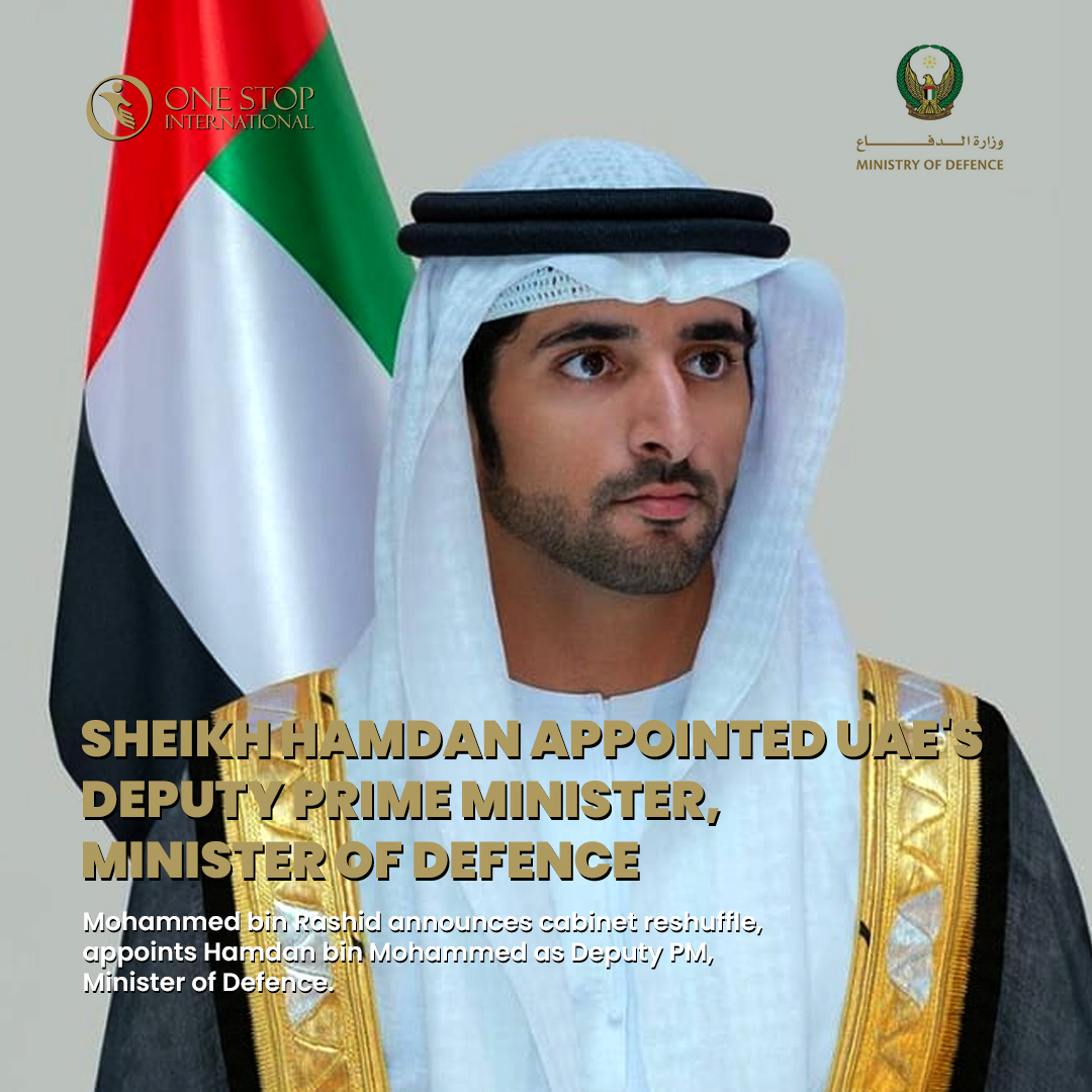 UAE Announces Major Cabinet Reshuffle: New Minister of Defense and Deputy PM Appointed